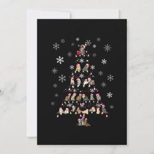 Carte De Remerciements Joyeux Noël   Joli sapin de Noël en chats