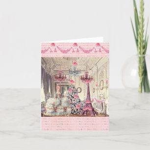 Carte De Remerciements Joyeux Noel Marie Antoinette Palace de Versailles