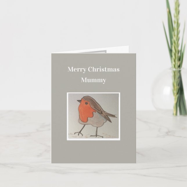 Carte De Remerciements Joyeux Noël Robin & Ivy Card (Devant)