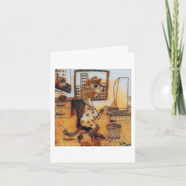 Carte De Remerciements Joyeux secrétaire Day (Devant)