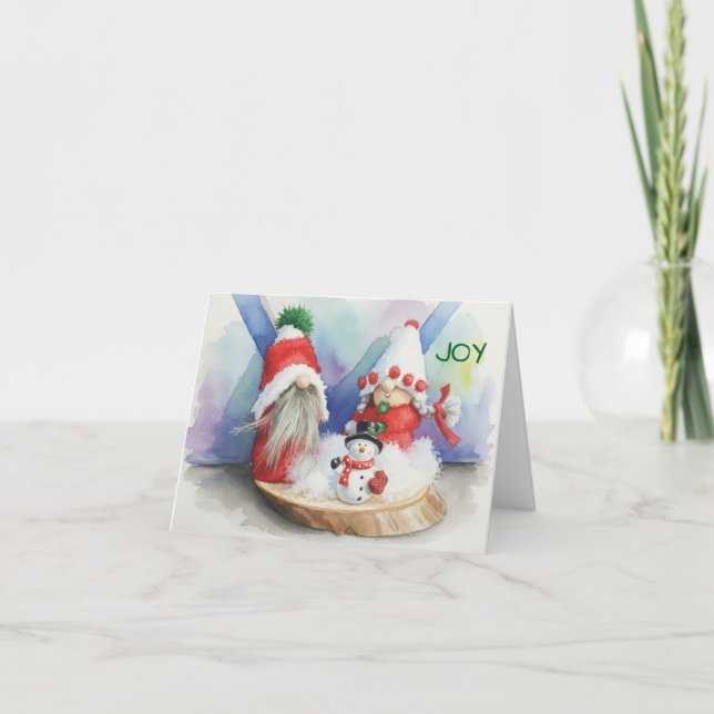 Carte De Remerciements Joyus Christmas (Devant)