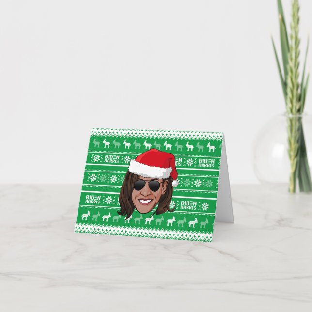 Carte De Remerciements Kamala Harris Aviators Holiday (Devant)