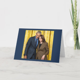Carte De Remerciements Kamala Harris et Barack Obama