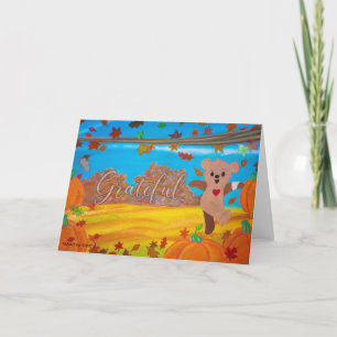 Carte De Remerciements KidsArt pour CHOC - Choco's Fall Fun