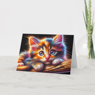 Carte De Remerciements Kitten