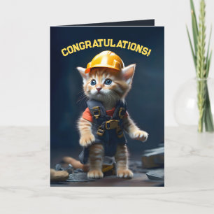 Carte De Remerciements Kitten Constructeur Cible