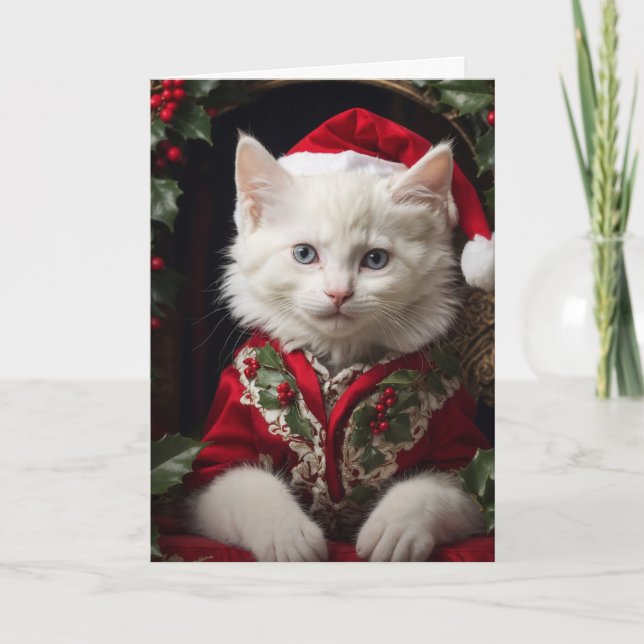 Carte De Remerciements Kitty Saanta (Devant)