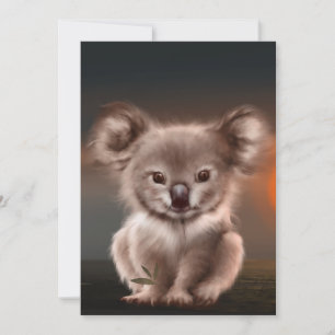 Carte De Remerciements Koala