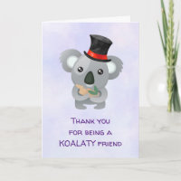 Koala mignon de calembour d'ami de Koalaty dans le