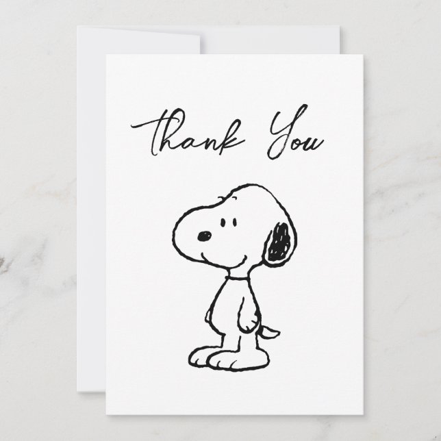 Carte De Remerciements La Bande D'Arachides | BABY SHOWER (Devant)