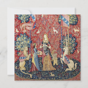 Carte De Remerciements La Dame et la licorne, Odeur