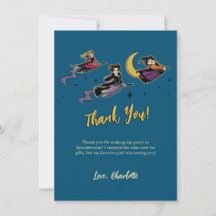 Carte De Remerciements La fête d'Halloween de Hocus Pocus de Disney