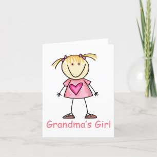 Carte De Remerciements La fille de grand-mère