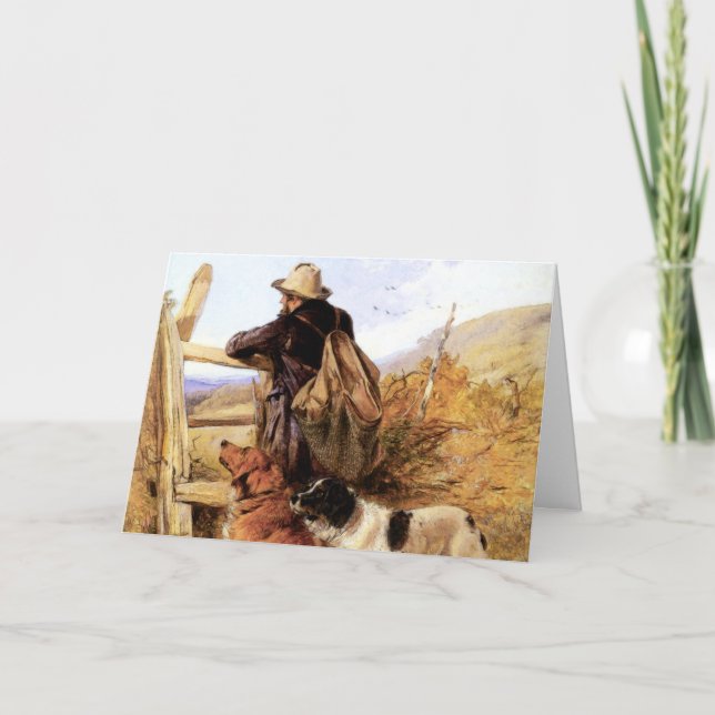 Carte De Remerciements La garde-chasse (Devant)