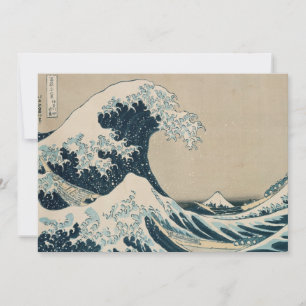 Carte De Remerciements La Grande Vague au large de Kanagawa