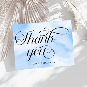 Carte De Remerciements La Mariée Est Sur Cloud Neuf Fête des mariées