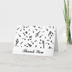 Carte De Remerciements La musique vit_