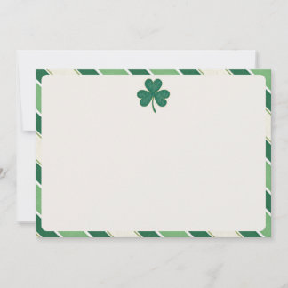 Carte De Remerciements La papeterie St. Patrick's Day | Thème irlandais