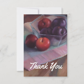 Carte De Remerciements La Vie des prunes