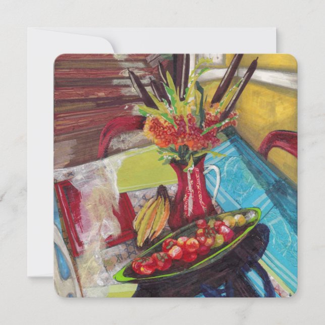 Carte De Remerciements La vie en cuisine (Devant)