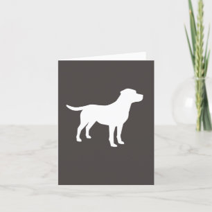 Carte De Remerciements Labrador Dog Baby shower Lab Grey Genre neutre