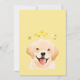 Carte De Remerciements Labrador Retriever Animaux de compagnie Chien Illu