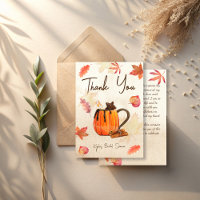 L'amour brasse l'automne citrouille thé nuptiale d
