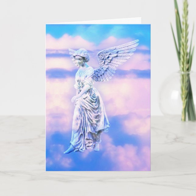 Carte De Remerciements L'ange du ciel (Devant)