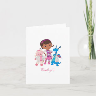 Carte De Remerciements L'anniversaire de fille de Doc McStuffins de Disne