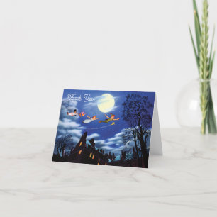 Carte De Remerciements L'anniversaire de Peter Pan Neverland de Disney