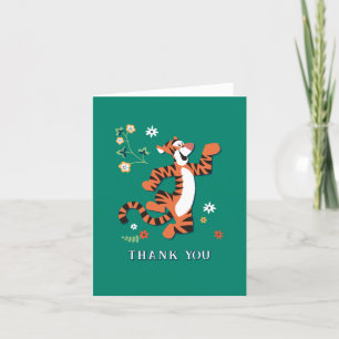 Carte De Remerciements L'anniversaire fantaisiste de Tigger de Disney