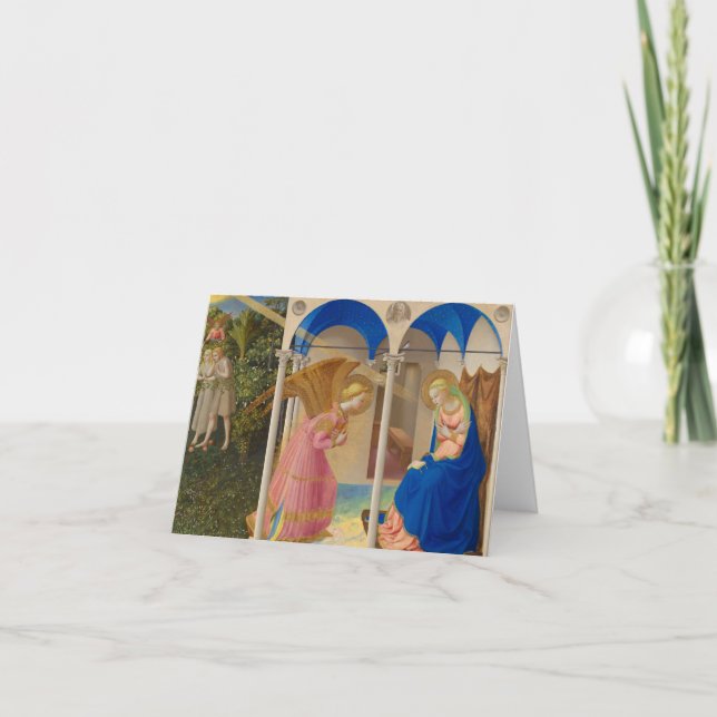 Carte De Remerciements L'Annonciation de Fra Angelico (Devant)