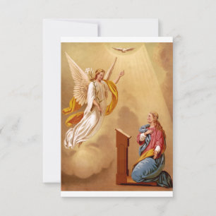 Carte De Remerciements L'Annonciation de la Vierge Marie