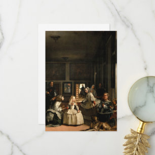 Carte De Remerciements Las Meninas par Diego Velazquez