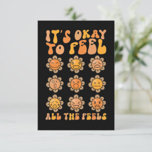 Carte De Remerciements L'automne Il est ok de ressentir tous les sentimen