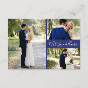 Carte De Remerciements Le Bleu de Delft   Delft Blue Thank You Photo Coll