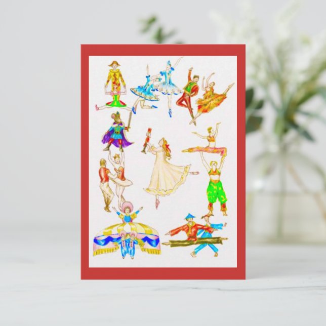 Carte De Remerciements Le casting de Nutcracker (Debout devant)