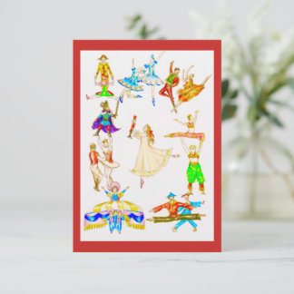 Carte De Remerciements Le casting de Nutcracker