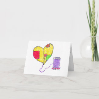 Carte De Remerciements Le coeur réparent