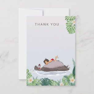 Carte De Remerciements Le Livre de la Jungle Anniversaire Remerciements