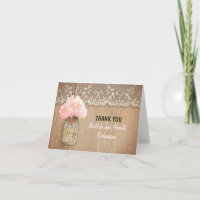 Le mariage rose élégant de pot de maçon