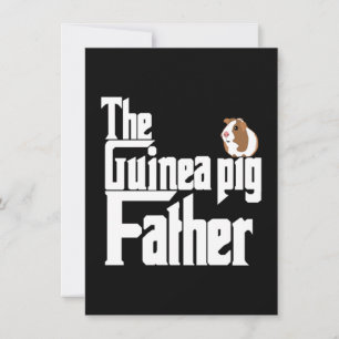 Carte De Remerciements Le père du cochon de Guinée