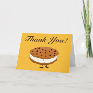 Carte De Remerciements Le sandwich à biscuit vous remercient