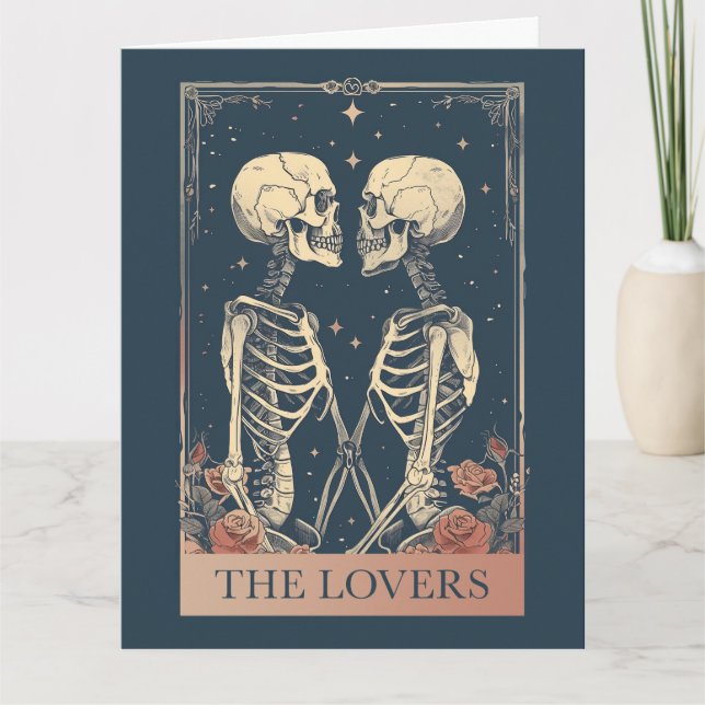 Carte De Remerciements Le Tarot des amoureux (Devant)