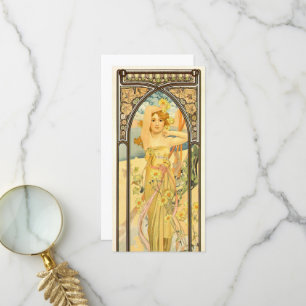 Carte De Remerciements Le temps du jour, Luminosité du jour par Mucha