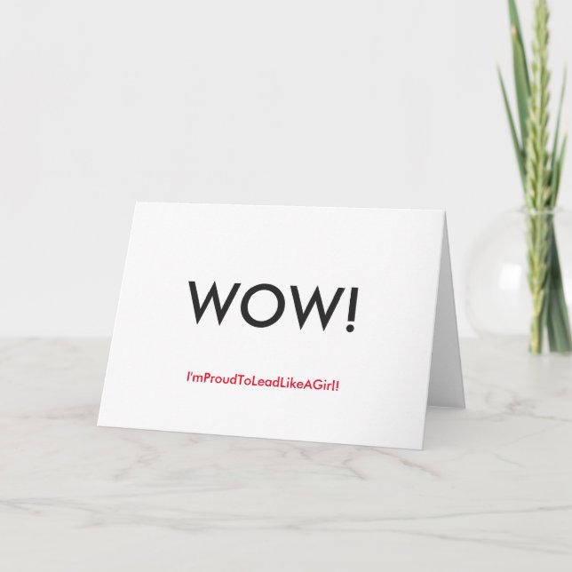 Carte De Remerciements Lead with your appreciation ! (Devant)