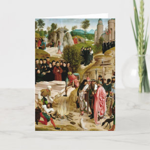 Carte De Remerciements Légende des reliques de Saint Jean le Baptiste