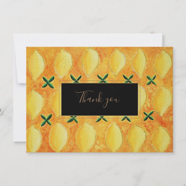 Carte De Remerciements LemonMerci (Devant)