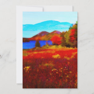 CARTE DE REMERCIEMENTS LES BULLES DU PARC NATIONAL D'ACADIE