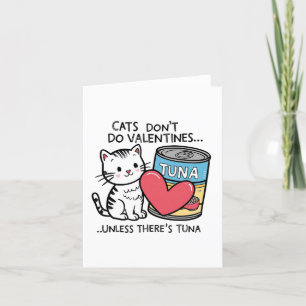 Carte De Remerciements Les chats ne font pas de Valentines... Kitten Love
